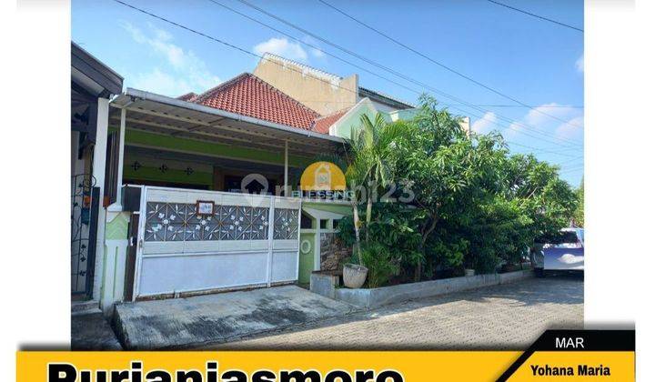 Jual Rumah Purianjasmoro Dekat Bandara  Sudah Tinggi Dari Jalan 1