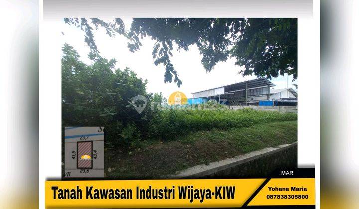 Tanah Siap Bangun Kawasan Industri Wijaya  1