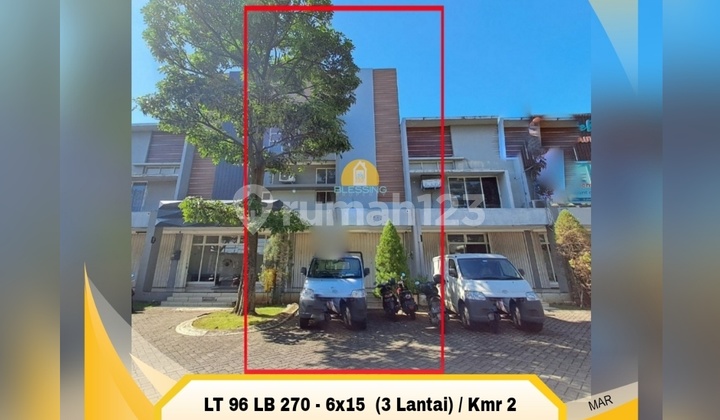 Premium Three-Story Shop House in New Semarang Hill 1