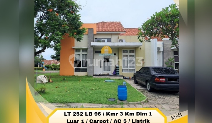 Rumah Satu Lantai Cluster Perumahan Graha Padma 1