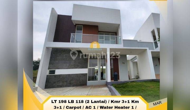 Rumah Bagus Dua Lantai Cluster Bukit Semarang Baru 1