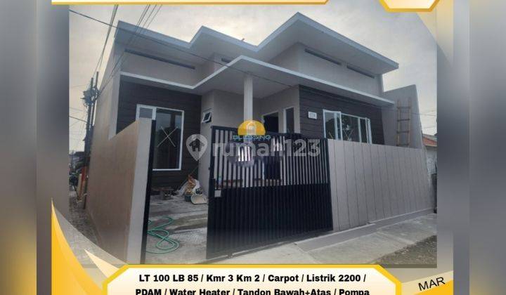Runah Tanah Mas Bangunan Baru Satu Lantai