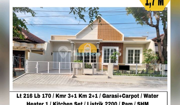 Rumah Purianjasmoro Bangunan Bagus Siap Pakai 