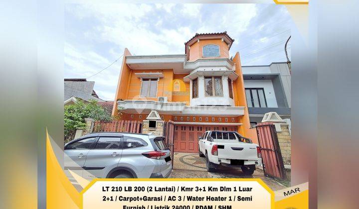 Rumah Dua Lantai Bagus Siap Pakai Semi Furnish Bukit Sari 1