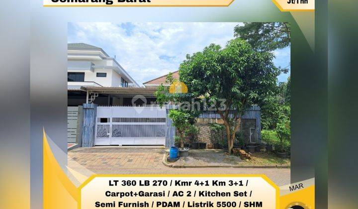 Rumah Semi Furnish Bebas Banjir Perumahan Graha Padma  1