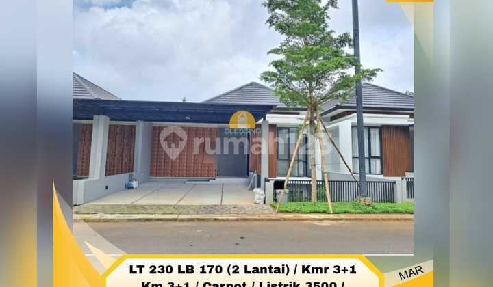 Rumah View Danau Cluster One Gate Bukit Semarang Baru 1