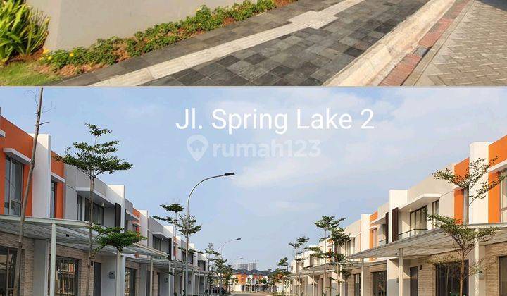 Disewa Rumah 2 lantai dekat Pik2,strategis di Springville , depan taman dan hadap selatan., fasilitas lengkap 1