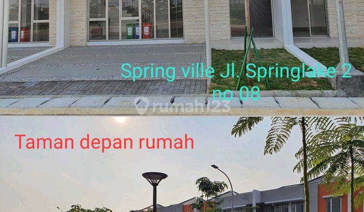 Disewa Rumah 2 lantai dekat Pik2,strategis di Springville , depan taman dan hadap selatan., fasilitas lengkap 2