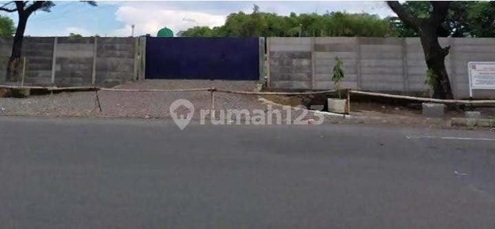 tanah 0 jalan nasional, taman, waru dekat exit tol, Dekat bungurasih