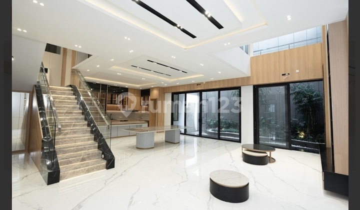 Rumah Split Level Modern Minimalis Raffles Citraland Furnish Mewah