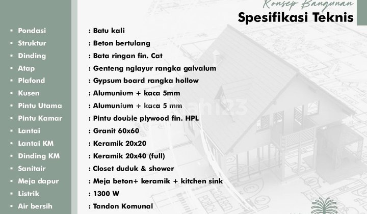 Hunian Islami Singosari Dekat Malang Dan Batu Kredit Inhouse 6 Tahun 4