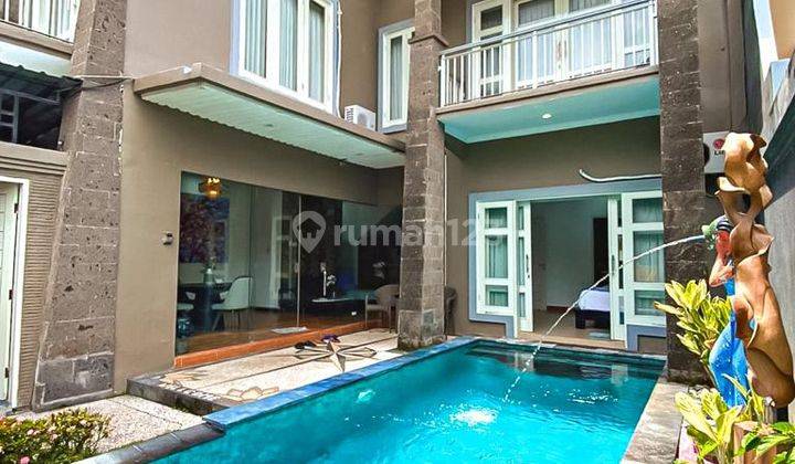 (G62) Turun Harga Menjadi 4,95 M Villa Ditengah Pusat Bisnis Seminyak  2