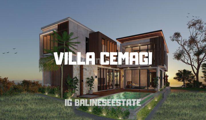 (E63) 4 BEDROOMS VILLA WITH OCEAN & RICEFILED VIEW AT CEMAGI 1