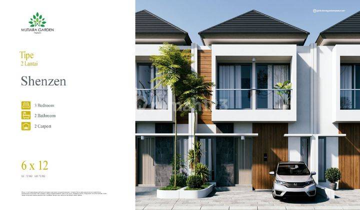 Rumah 2 Lantai Type Shenzen di Cluster Mutiara Garden Pasuruan 1