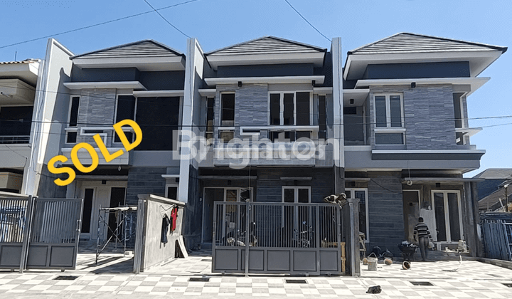 RUMAH BARU GRESS ROW JALAN LEBAR POLLL LOKASI JEMURSARI !! 1