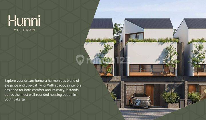 New Townhouse Only 10 Unit Di Veteran Akses Mudah Strategis  2