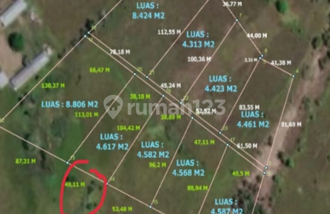 Building-ready land in Sidangoli Village, 9200m2, South Jailolo, West Halmahera