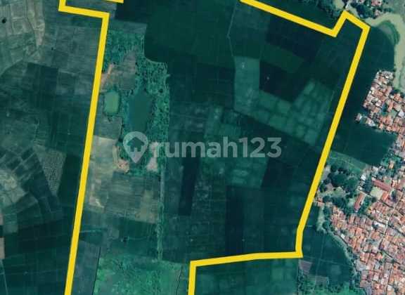 Tanah Industri 25HA 300rb/m2 Karawang Jalan Raya Pantura