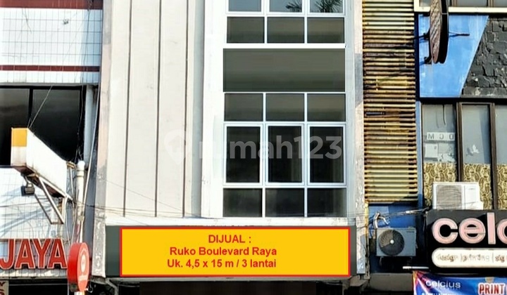 Dijual Ruko Komersil Kelapa Gading Jakarta Utara