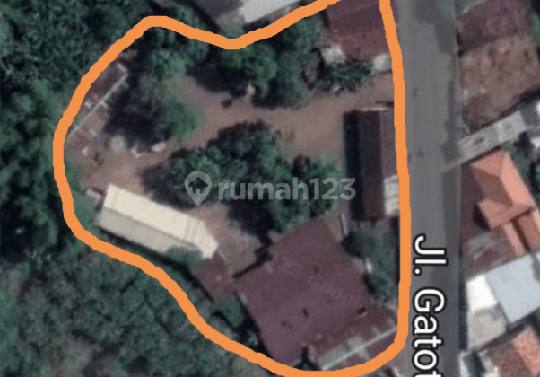 Tanah dijual di Jalan Gatot Subroto SHM 3625 m² 3