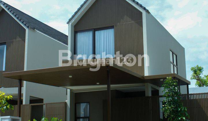 RUMAH MINIMALIS ONE GATE SYSTEM DENGAN KOLAM RENANG FULL FURNISH 1