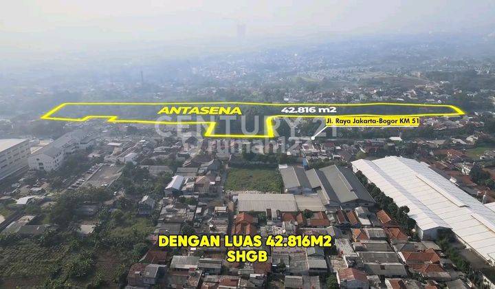 LAHAN STRATEGIS JUAL SETENGAH HARGA APPRAISAL DI JL RAYA BOGOR 1