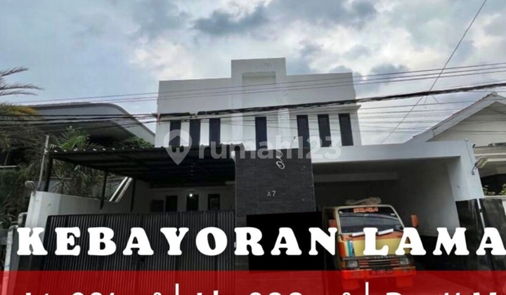 Rumah Besar Cocok Usaha Gudang Kering Dan Kantor Managemen Di Kebayoran Lama, Jakarta Selatan 