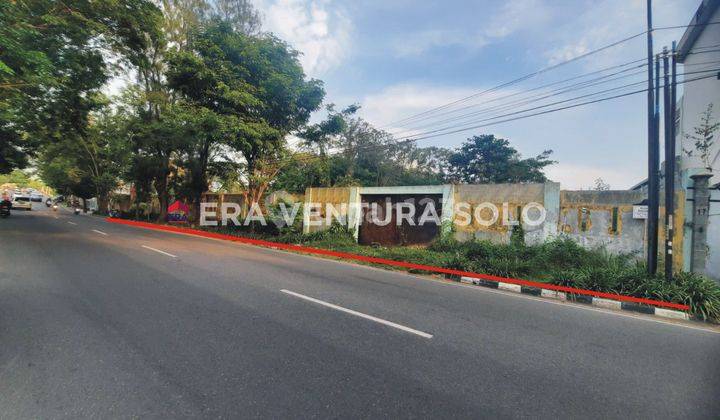 Tanah Cocok Untuk Hotel Atau Rumah Sakit di Jalan Utama Solo 1