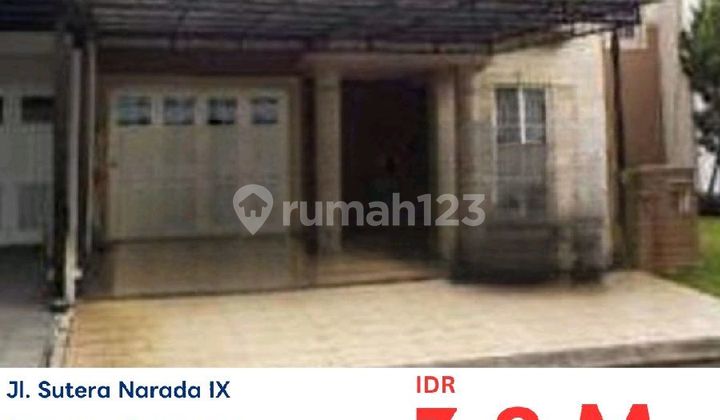 Rumah 2 Lantai Alam Sutera Dijual Via Lelang 1