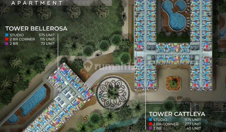 Serpong Garden Apartemen 2br Corner Apartemen 1