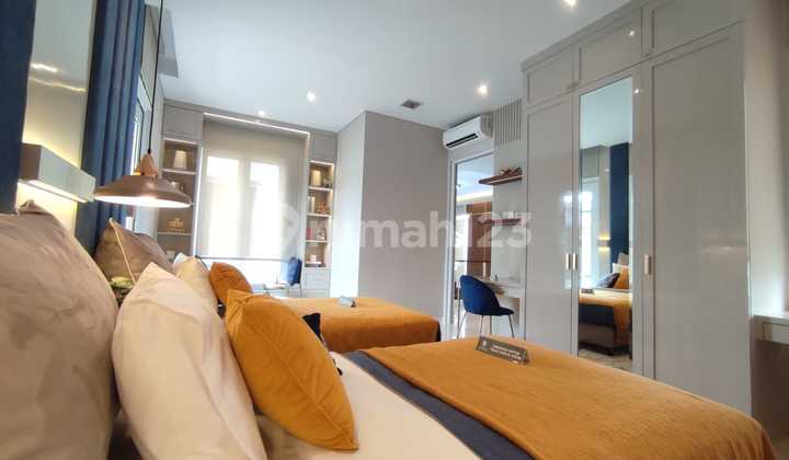Rumah mewah 2 lantai pakai marmer sudah smarthome 7