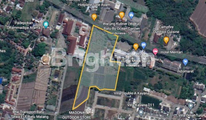 TANAH LOKASI STRATEGIS DI JALAN POROS MALANG - BATU 2