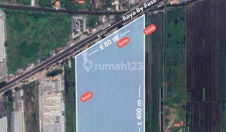 Tanah industri dijual murah di nol jalan raya bypass krian sidoarjo 1