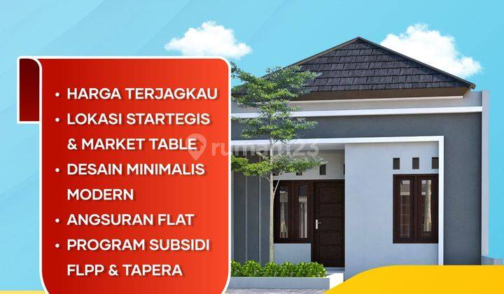 Rumah SHM Baru subsidi dekat pusat kota Sukoharjo  2