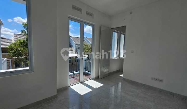 kamar tidur rumah baru view pegunungan cluster