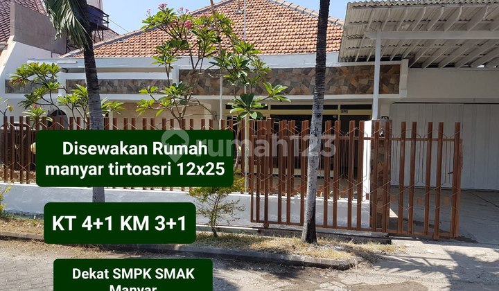 Disewakan Rumah Manyar Tirtoastri 1