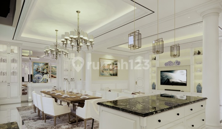 Rumah Bagus Semi Furnished SHM Kebayoran Baru, Jakarta Selatan