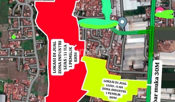 Tanah Cocok Untuk Pabrik/pergudangan Tanah Cocok Untuk Pabrik/pergudangan