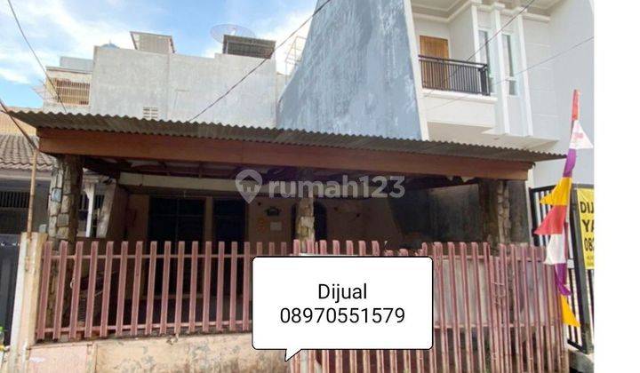 Jual cepat rumah lebar 6 itung tanah di kelapa gading permai jakut 1