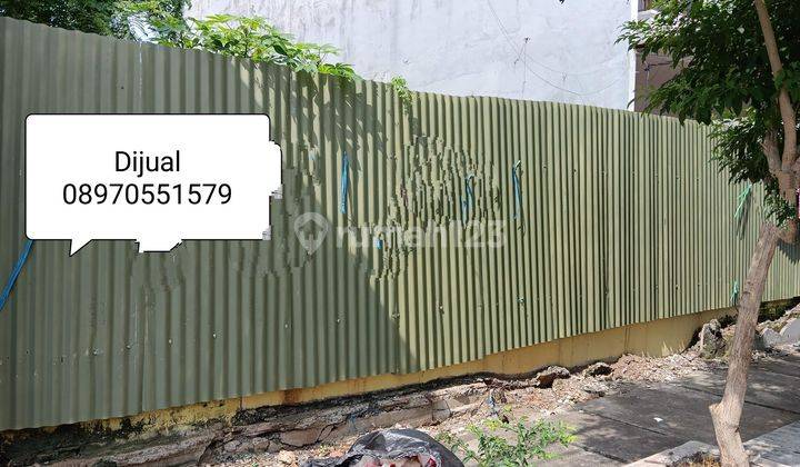 Jual cepat kavling lebar 9 siap bangun di jalan raya kelapa gading permai jakut 1