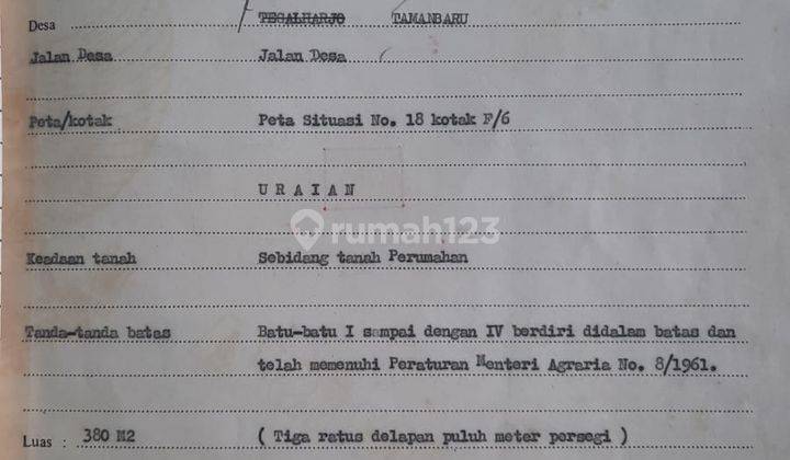 Dijual rumah Tamansari Banyuwangi kota 10