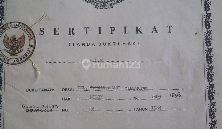 Dijual rumah Tamansari Banyuwangi kota 9
