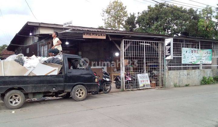 Tanah murah bonus rumah pinggir jalan raya Laladon Bogor 2
