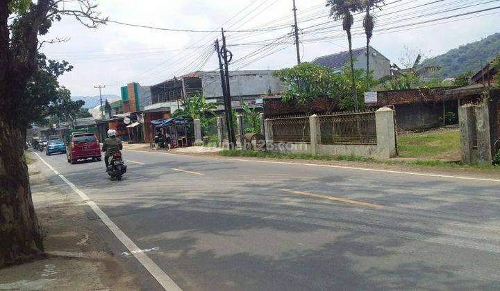 Tanah Murah SHM Di Jalan Raya Leuwiliang Bogor Cocok Untuk Usaha Bonus Tiang-tiang Dan Atap Baja  2