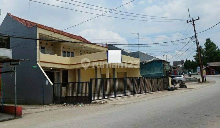 Rumah Strategis  2 Lantai Di Jalan Raya Ciomas Cibinong Bogor Dekat Stasiun Dan Kebun Raya Bogor Cocok Untuk Usaha  2