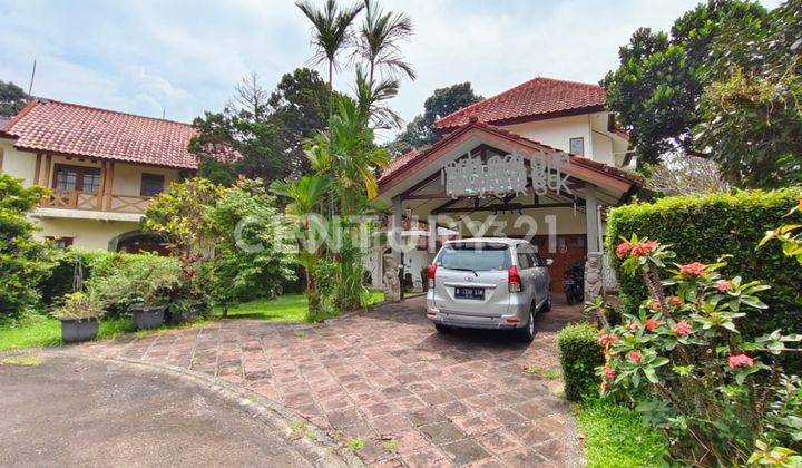 Rumah Asri Dan Sejuk 2 Lantai Ada Kolam Renang Di Rancamaya Golf Estate Bogor  Dekat Jalan Toll 1