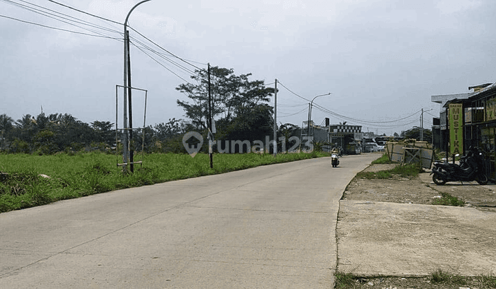 Tanah  Strategis SHM Di Jl Raya Lingkar Dramaga - Laladon Dekat Kampus IPB Dramaga Bogor Cocok Untuk Sekolah, Restoran, Cafe, Showroom dll. 1