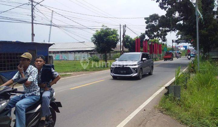 Tanah Strategis Pinggir Jalan Raya Di Jl Raya Leuwiliang Bogor Cocok Untuk Usaha  Bonus Atap Baja 2