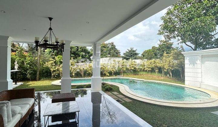 Rumah Mewah Sultan 2 Lantai Ada Kolam Renang Di Rancamaya Golf Estate Bogor Dekat Jalan Tol 1