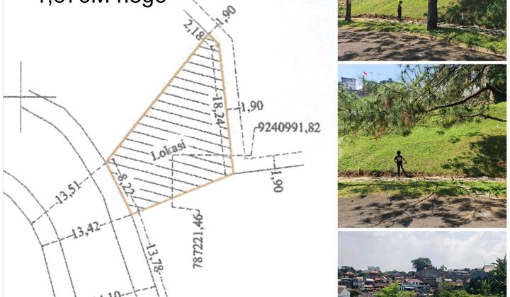 Tanah di Cipaku Ngantong Upslope View Bagus